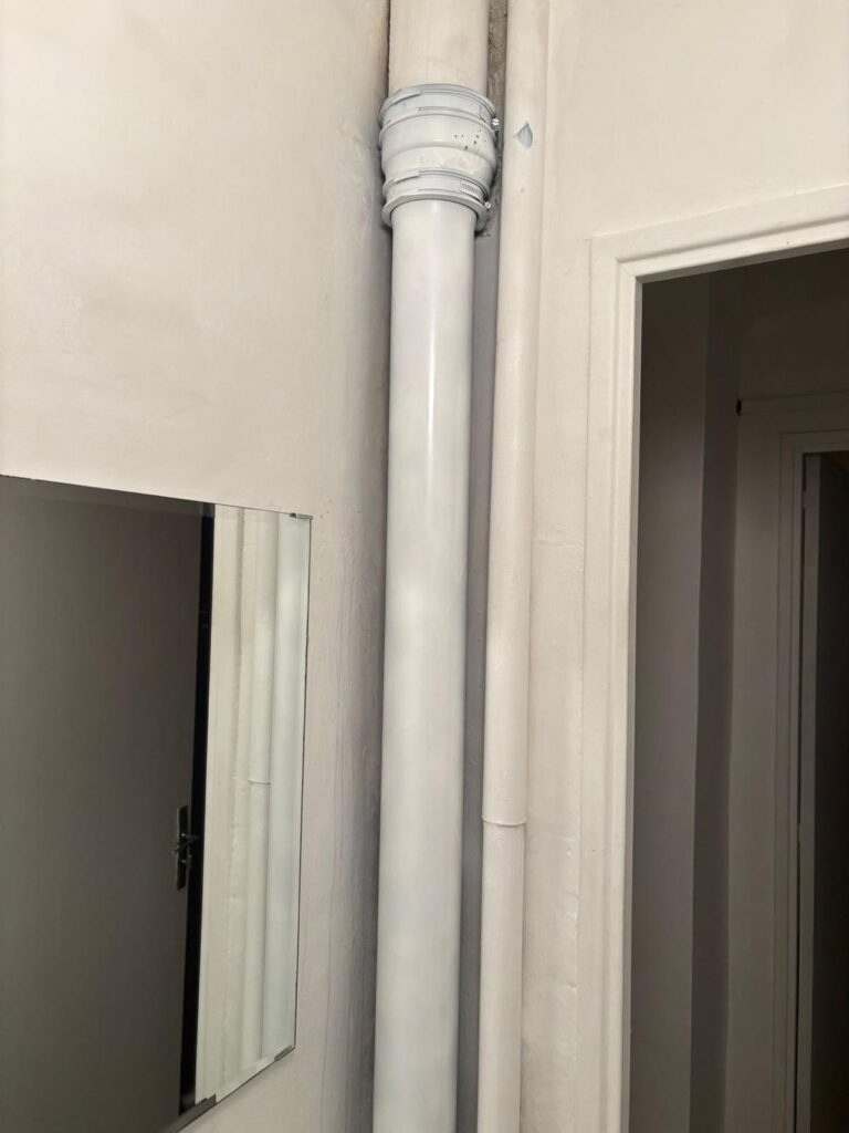 nos realisations - réparation colonne d'eau